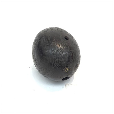 Lot 464 - A late 18th century maritime bugbear powder...