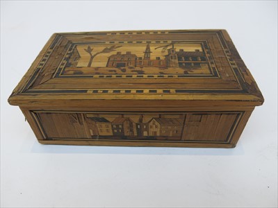Lot 465 - A Napoleonic French prisoner of war straw work...