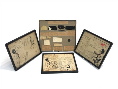 Lot 466 - World War I German espionage interest. A group...