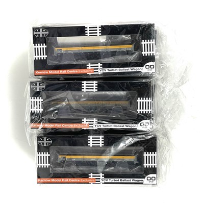 Lot 595 - Kernow Model Rail Centre "00" YCV Turbot Ballast Wagons (x6)