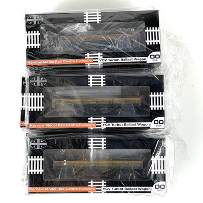 Lot 596 - Kernow Model Rail Centre "00" YCV Turbot Ballast Wagons (x6)
