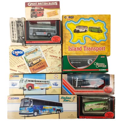 Lot 861 - Buses and Coaches - Corgi / EFE etc. (x11)