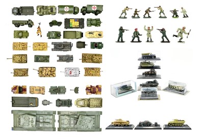 Lot 863 - Military Vehicles etc. Dinky / Atlas / Solido