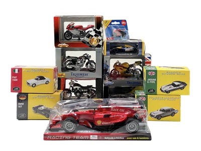 Lot 867 - Motorcycles / Formula 1 / Sports cars (x12)