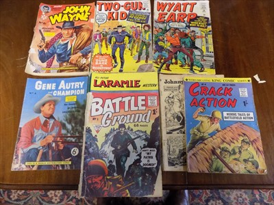 Lot 104 - COMICS. "Gene Autry & Champion." No 4., 1956,...