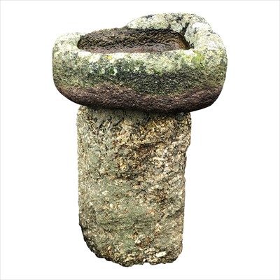 Lot 3362 - A granite bird bath.