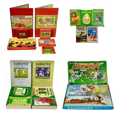 Lot 872E - Subbuteo / football / cricket and other board and card games