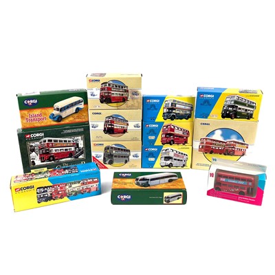 Lot 873B - Corgi buses, coaches and trams - boxed