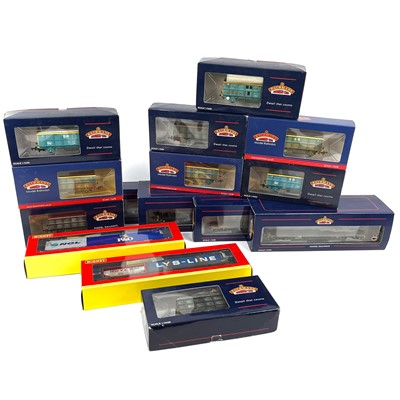 Lot 619G - Bachmann / Hornby 51 Ton Scrap Wagons, KFA Container and Intermodal Flat wagons (x15)