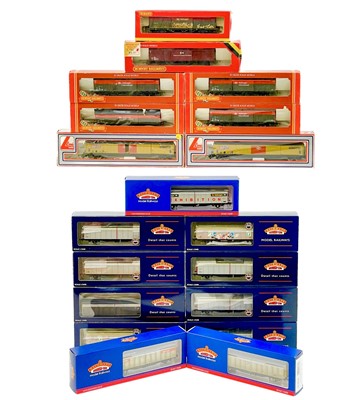 Lot 619I - Bachmann / Lima / Hornby 46 Ton VGA Sliding Wall Vans and Ferry Vans (x19)