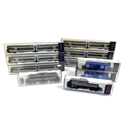Lot 619J - Electrotren "HO" Car Transporters, tank wagons and ferry wagon (x10)