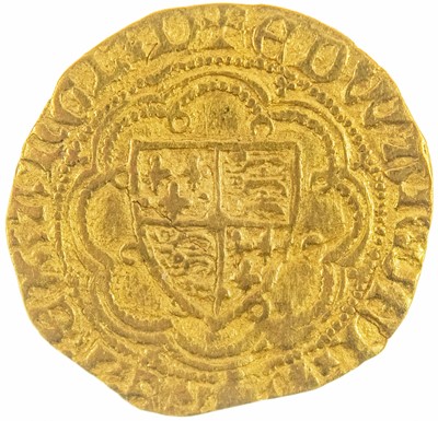 Lot 107 - Gold 1/4 Noble Edward III coin
