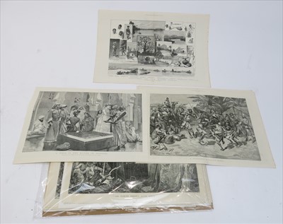 Lot 492 - Illustrated London News, 60 double page...