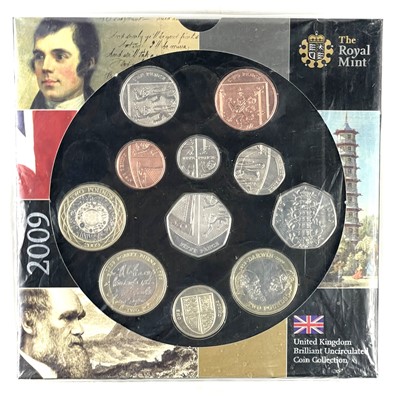 Lot 109 - 2009 United Kingdom B.U. Coin Collection including Kew Gardens