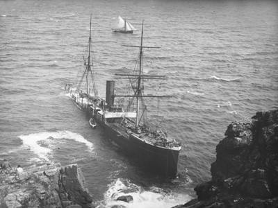 Lot 294 - The Frank Strike Collection of Cornish Shipwreck Lantern Slides