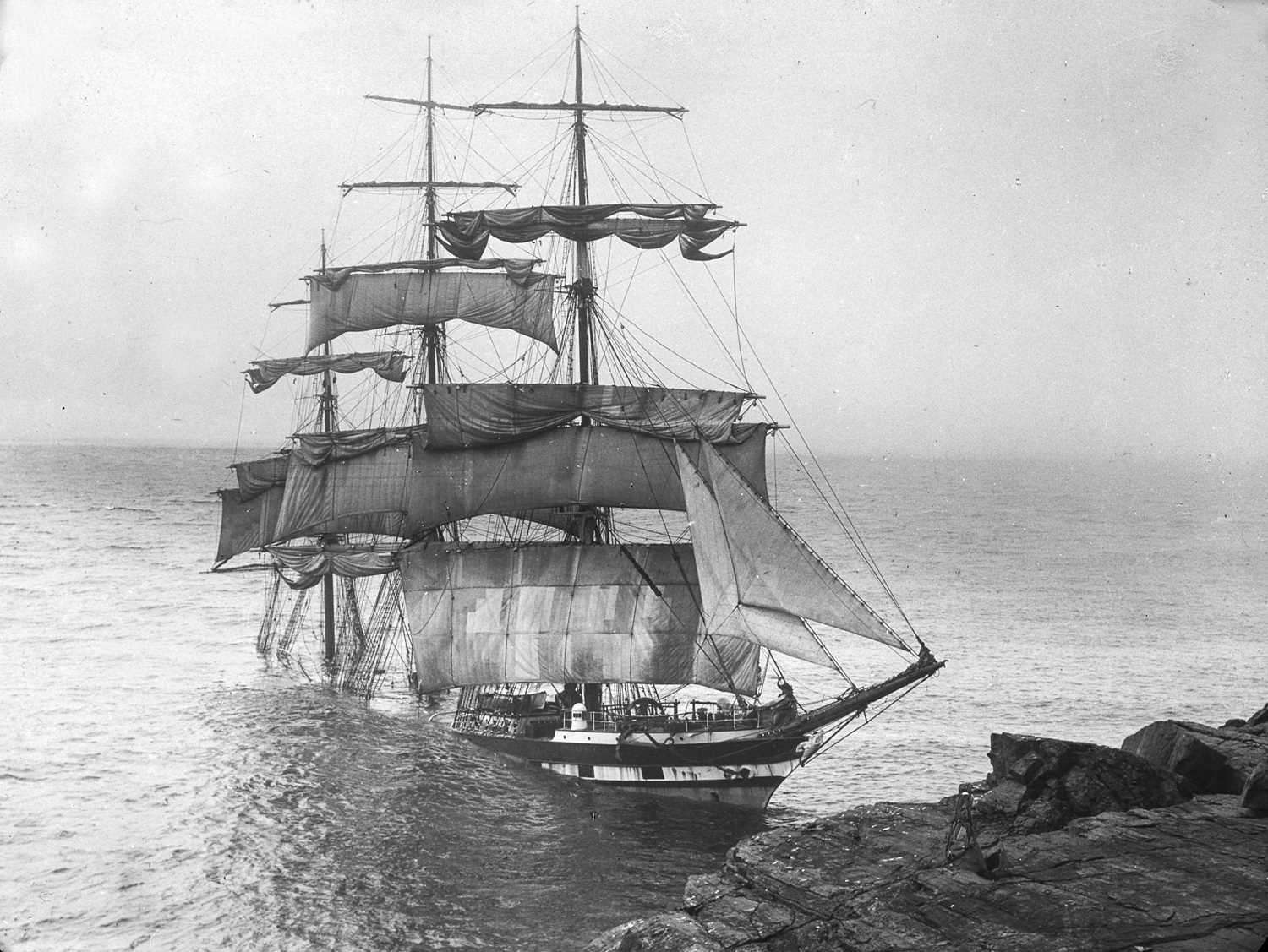 Lot 294 - The Frank Strike Collection of Cornish Shipwreck Lantern Slides