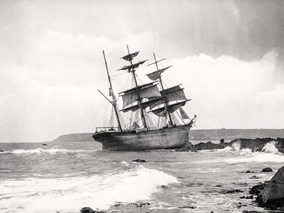 Lot 294 - The Frank Strike Collection of Cornish Shipwreck Lantern Slides
