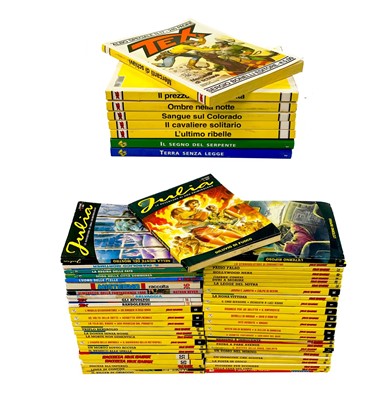 Lot 956 - Italian comics / graphic novels including Tex, Nick Raider, Jonathan Steele etc.