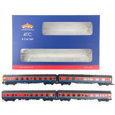Lot 620J - Bachmann "00" 4 Coach 4TC blue / red Research Dept set (4 vehicles)