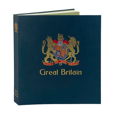 Lot 374 - GB printed album with mint GVI high values