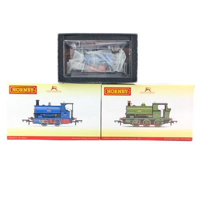 Lot 630A - Hornby "00" Peckett & Hatton's Andrew Barclay Industrial Steam Locomotives (x3)