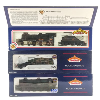 Lot 631L - GWR / BR (WR) "00" Passenger Locomotive "Hall" and Manor" (3 engines)