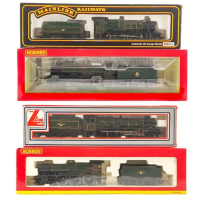 Lot 631J - GWR / BR (WR) "00" passenger locomotives: County, Star, King & Manor (4 engines)
