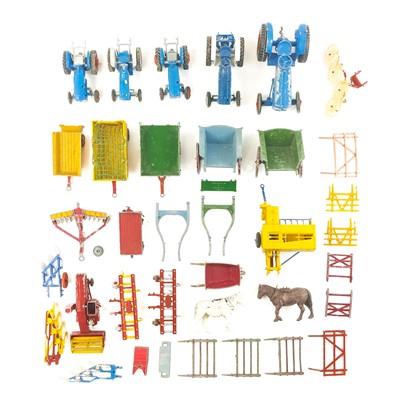 Lot 878F - Farm Tractors and other machinery Corgi / Britains etc.