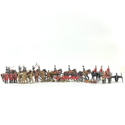 Lot 882A - Lead Soldiers - including mounted gun team