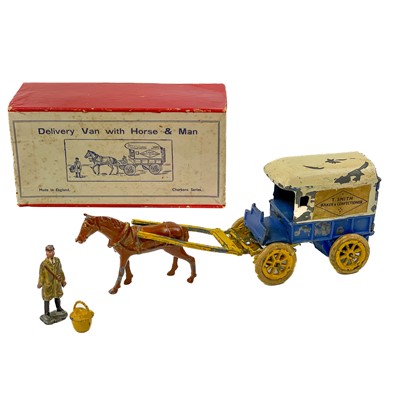 Lot 882G - Charbens Delivery Van with Horse and Man No. 7