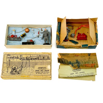 Lot 882I - Crescent Deep Sea Divers pre and post war sets.
