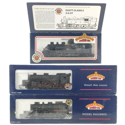 Lot 633 - LMS / BR (LMR) "00" Ivatt Prairie "Crab" "43xxx" goods / local passenger engines (x3)