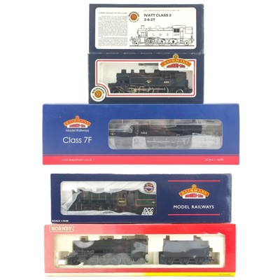 Lot 633A - LMS / BR (LMR) "00" Ivatt Prairie, 46xxx plus 7F and 8F goods / passenger engines (x4)