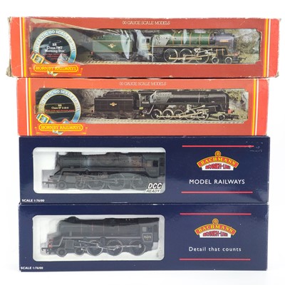 Lot 635 - BR Standard Classes of steam engine - "Britannia", 73xxx, 75xxx and 92xxx (4 engines)