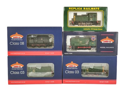 Lot 636 - BR Diesel "00" Shunting locomotives: Class 03 and 08 (5 engines)