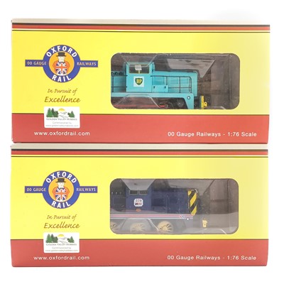 Lot 630D - Oxford Rail "00" Industrial diesel locomotives (x2)