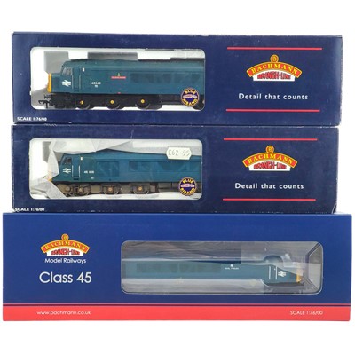 Lot 637A - BR diesels Class 45 (D1-137) Bachmann "00" locomotives (x3)