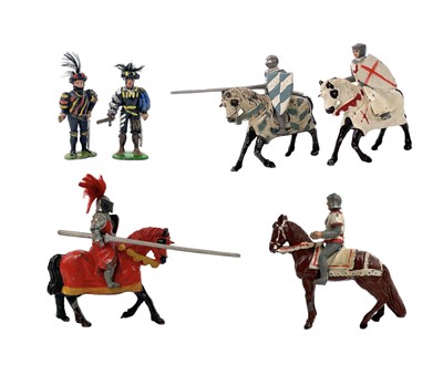 Lot 883K - Timpo - unboxed knights