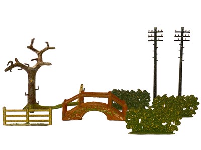 Lot 883O - Lead fences, hedges, bridges, gates, stiles, telegraph poles etc.