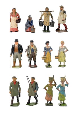 Lot 883Q - Britains Lead Figures x19 mostly farming