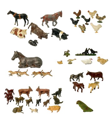 Lot 884A - Lead farm animals etc. by misc. manufacturers