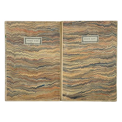 Lot 651 - Early Railway Maps - E Stanford 1":5 miles N.E. and N.W. England 1855 maps
