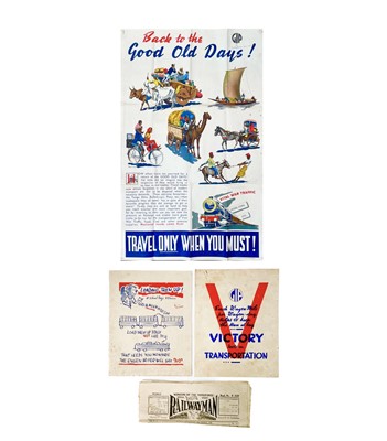 Lot 652 - India Railways - GIP posters and publicity paperwork