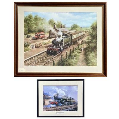 Lot 643 - Don Brecon / Barry Price Great Western / BR (WR) framed pictures