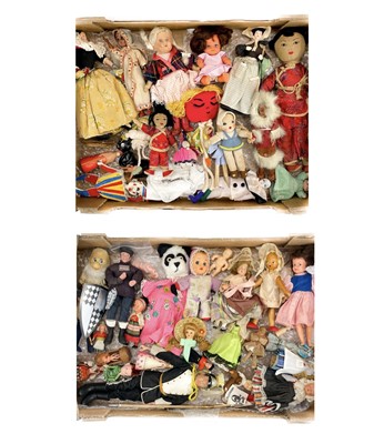 Lot 895 - Large Collection (in excess of 40) of Dolls including National Costumes, Examples.