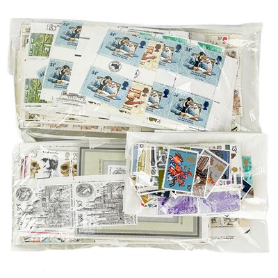 Lot 407 - G.B. Mint Decimal Commemorative (Non-Machin) stamps 1971-85. Face value in excess of £350