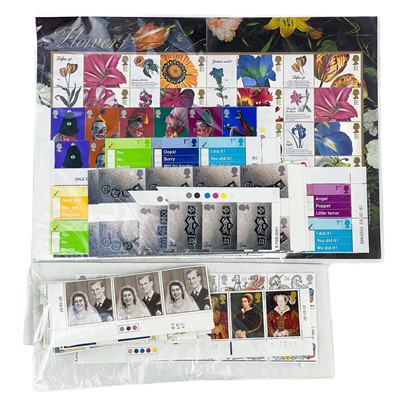 Lot 413 - G.B. Mint Decimal 1st class commemorative (Non-Machin) stamps. Face value of in excess of £250