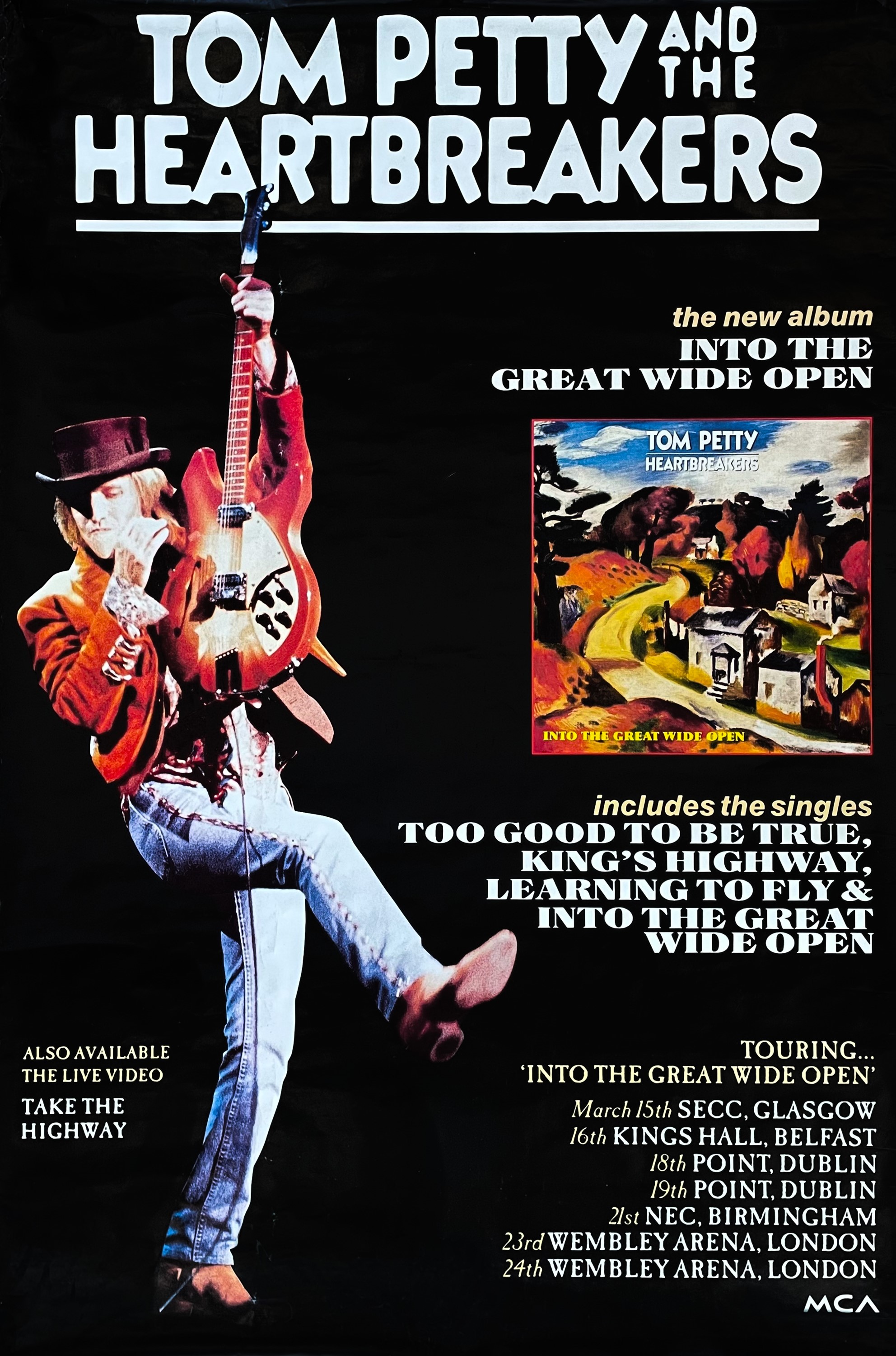 Lot 83 - Tom Petty poster.