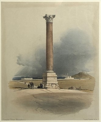 Lot 1293 - David ROBERTS (1796-1864) Pompey's Pillar,...