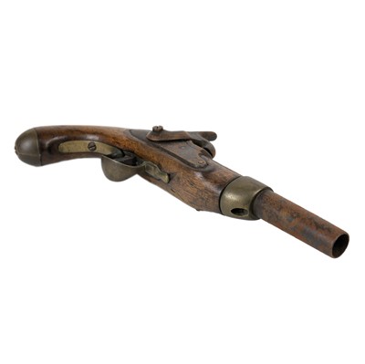 Lot 5 - An early 19th century percussion Service pistol.